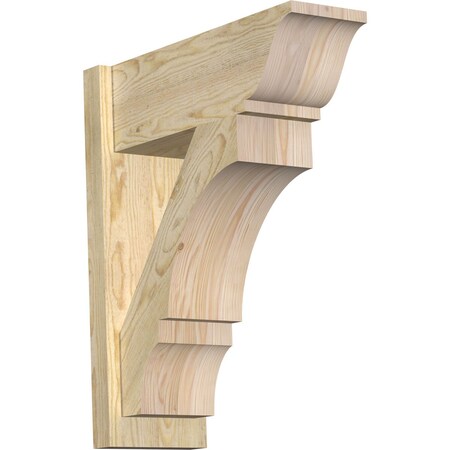 Ekena Millwork Balboa Rough Sawn Traditional Outlooker, Douglas Fir, 8"W x 22"D x 26"H OUT08X22X26BOA01RDF